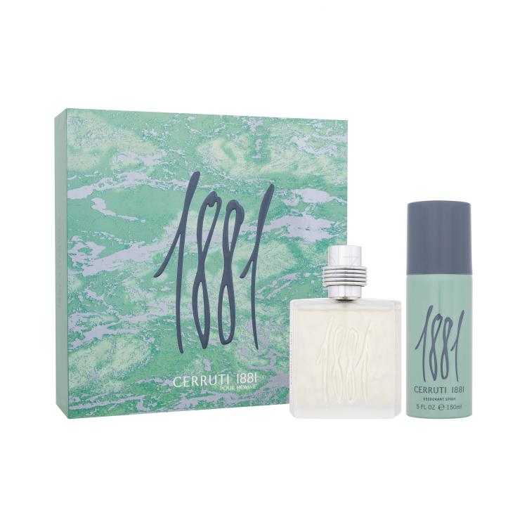 Nino Cerruti Cerruti 1881 Pour Homme Dárková kazeta toaletní voda 100 ml + deodorant 150 ml