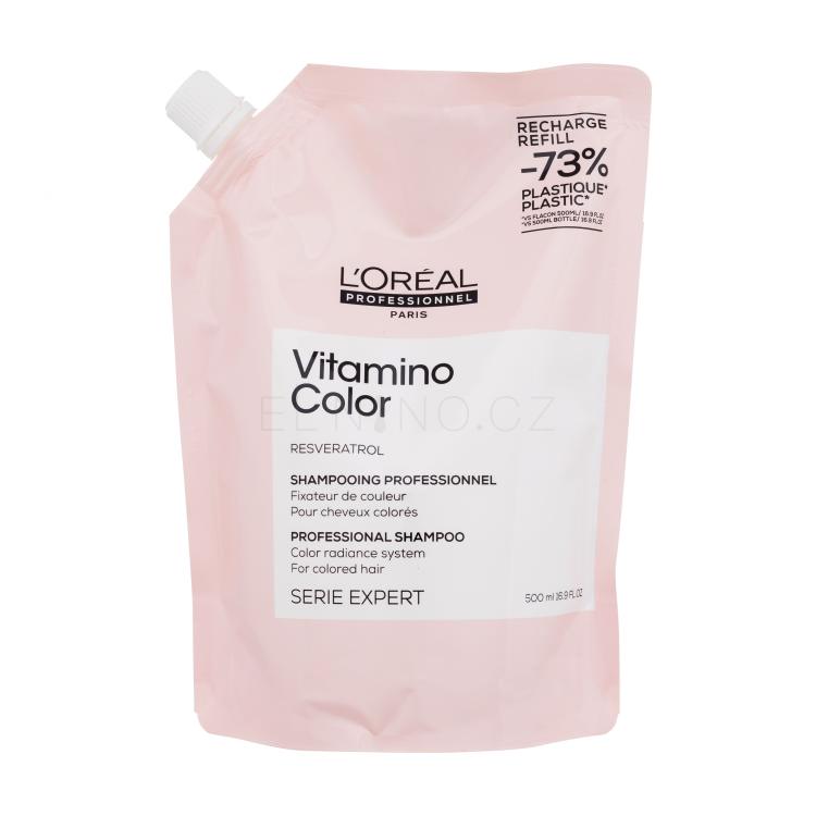L'Oréal Professionnel Vitamino Color Resveratrol Šampon pro ženy Náplň 500 ml