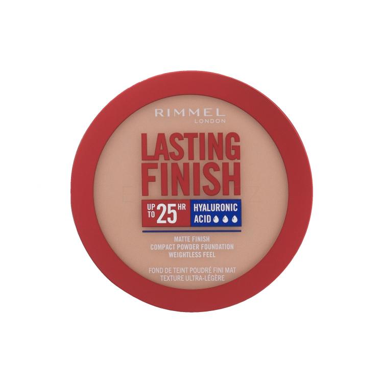 Rimmel London Lasting Finish 25H Compact Powder Foundation SPF20 Make-up pro ženy 7 g Odstín 007 Golden Beige