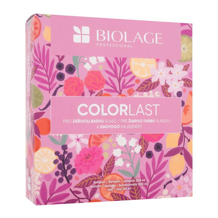 Biolage Color Last Dárková kazeta šampon Color Last 250 ml + kondicionér Color Last 200 ml + olej na vlasy All-In-One Multi-Benefit Oil 125 ml