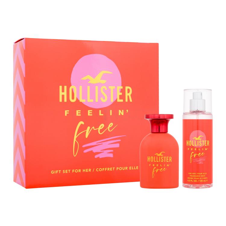 Hollister Feelin' Free Dárková kazeta parfémovaná voda 50 ml + tělová mlha 125 ml