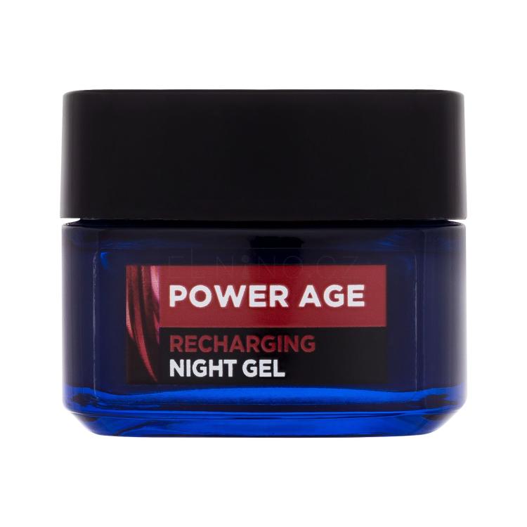 L'Oréal Paris Men Expert Power Age Recharging Night Gel Pleťový gel pro muže 50 ml