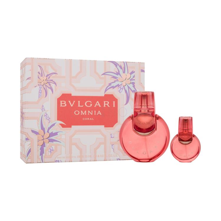 Bvlgari Omnia Coral Dárková kazeta toaletní voda 100 ml + toaletní voda 15 ml