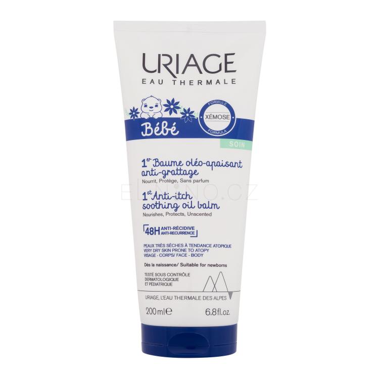 Uriage Bébé 1st Anti-Itch Soothing Oil Balm Tělový balzám pro děti 200 ml