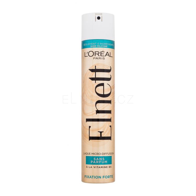 L'Oréal Paris Elnett Micro-Diffusion Hairspray Fragrance Free Lak na vlasy pro ženy 300 ml