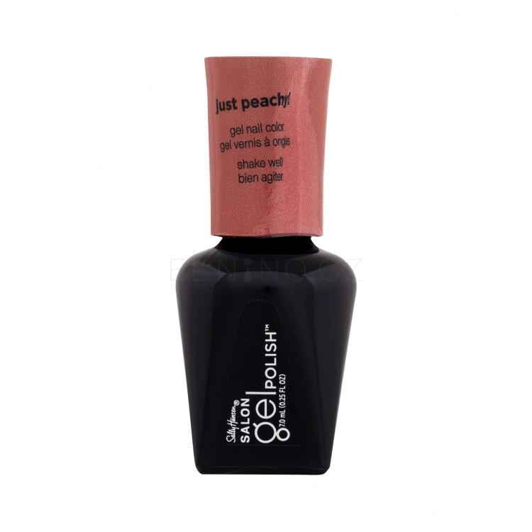 Sally Hansen Salon Gel Polish Gel Nail Color Lak na nehty pro ženy 7 ml Odstín 140 Just Peachy