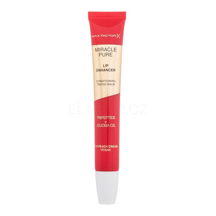 Max Factor Miracle Pure Lip Enhancer Balzám na rty pro ženy 12 ml Odstín 070 Peach Cream