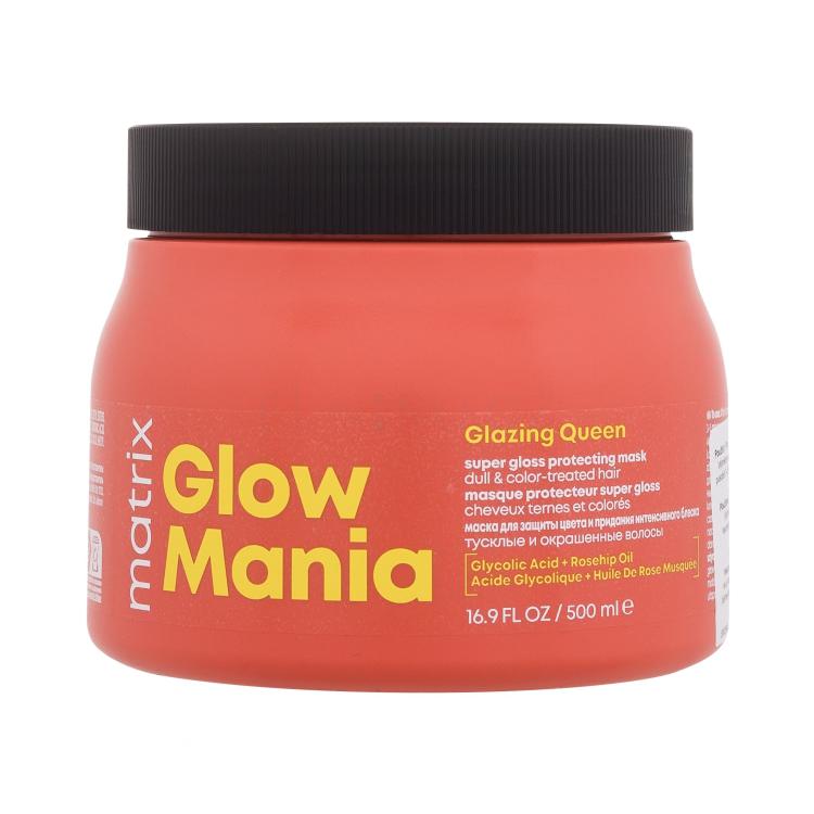 Matrix Glow Mania Glazing Queen Mask Maska na vlasy pro ženy 500 ml