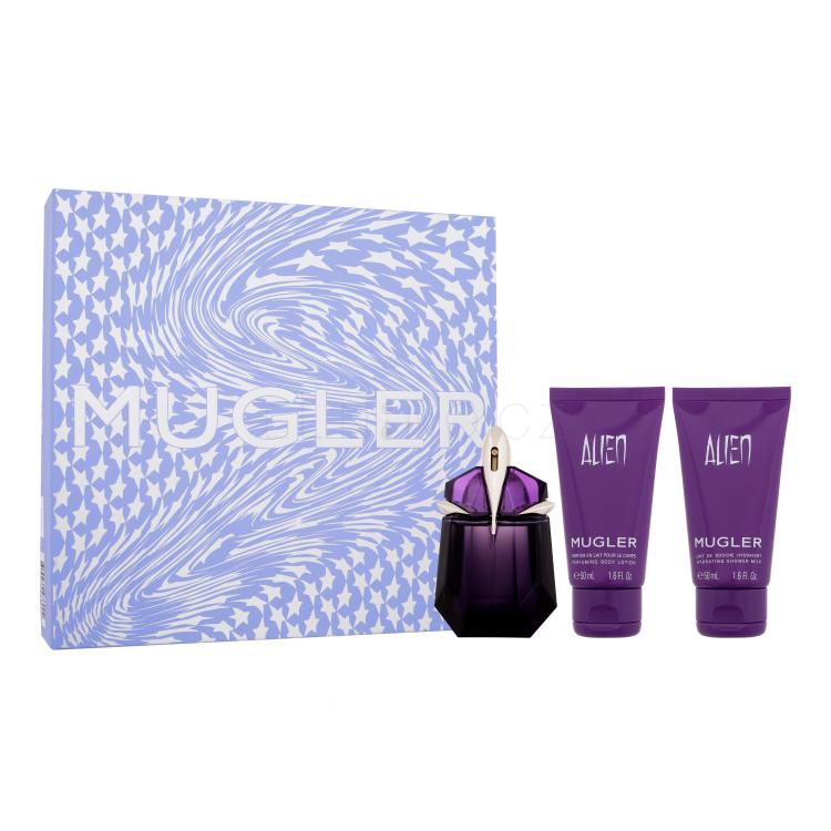 Mugler Alien SET3 Dárková kazeta parfémovaná voda 30 ml + sprchové mléko 50 ml + tělové mléko 50 ml