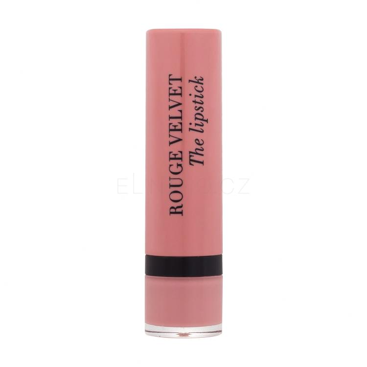 BOURJOIS Paris Rouge Velvet The Lipstick Rtěnka pro ženy 2,4 g Odstín 47 Rose Brûlé