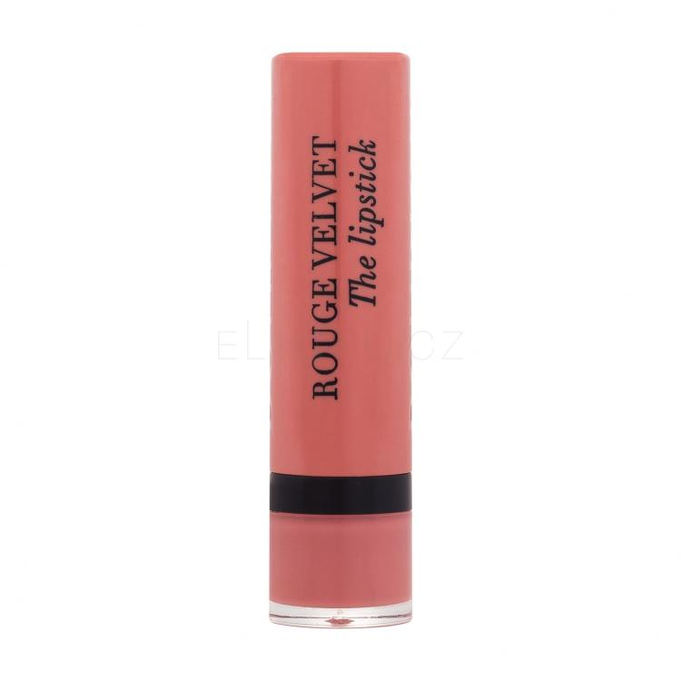 BOURJOIS Paris Rouge Velvet The Lipstick Rtěnka pro ženy 2,4 g Odstín 49 Maca’Rose