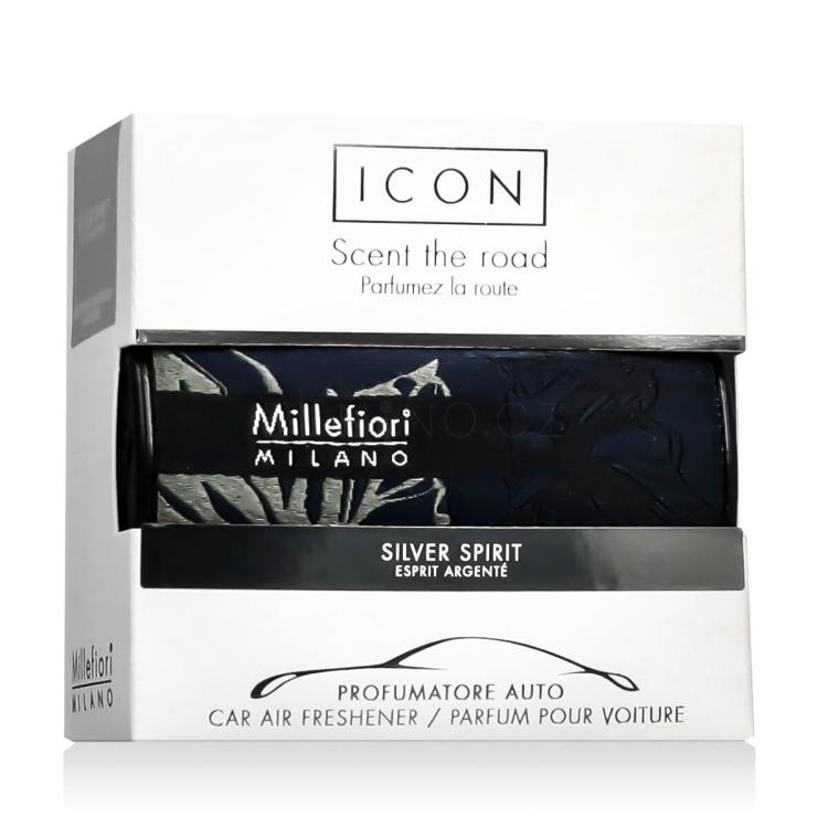 Millefiori Milano Icon Textile Silver Spirit Vůně do auta 47 g