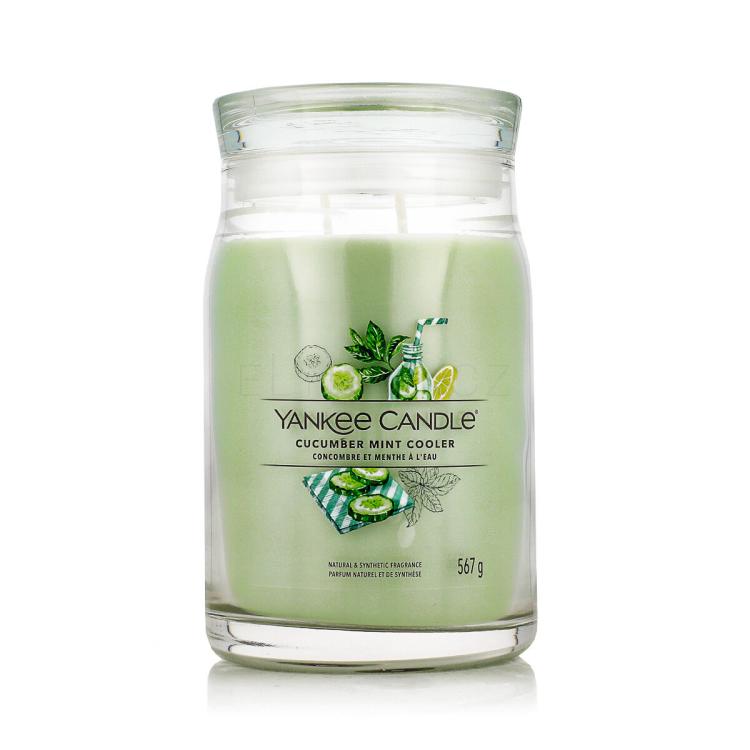 Yankee Candle Signature Cucumber Mint Cooler Vonná svíčka 567 g