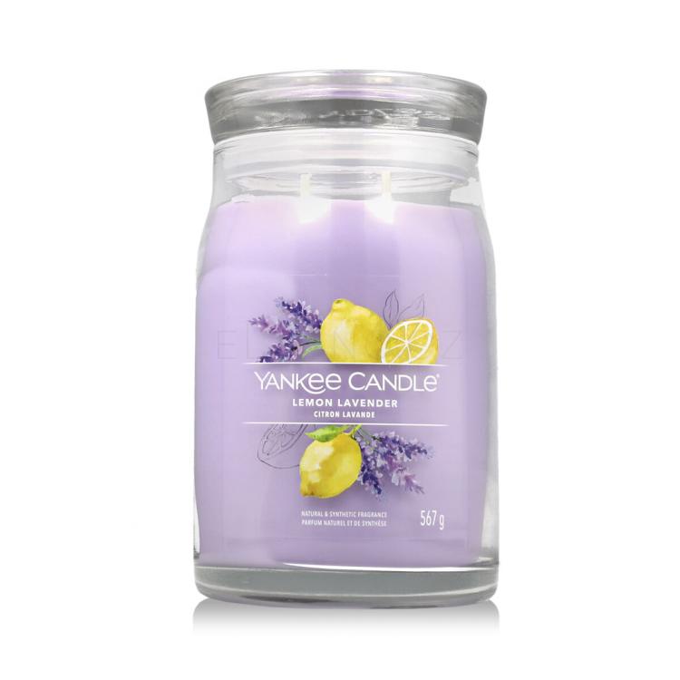 Yankee Candle Signature Lemon Lavender Vonná svíčka 567 g