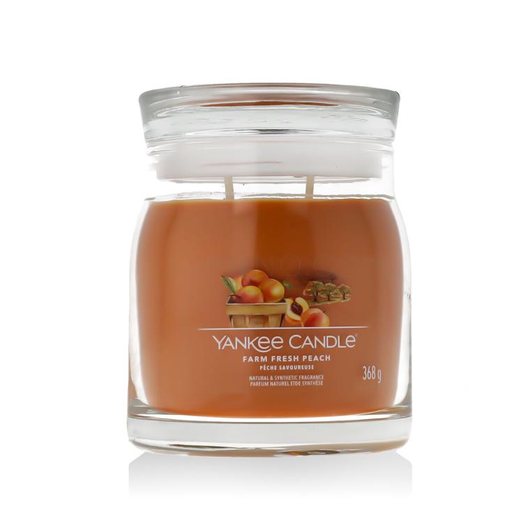 Yankee Candle Signature Farm Fresh Peach Vonná svíčka 368 g