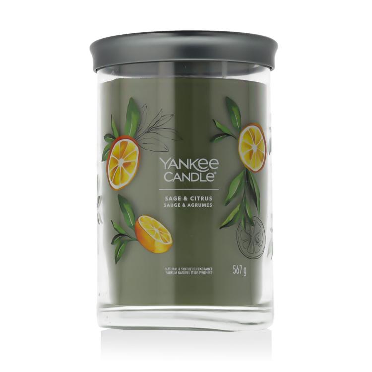 Yankee Candle Signature Sage &amp; Citrus Tumbler Vonná svíčka 567 g