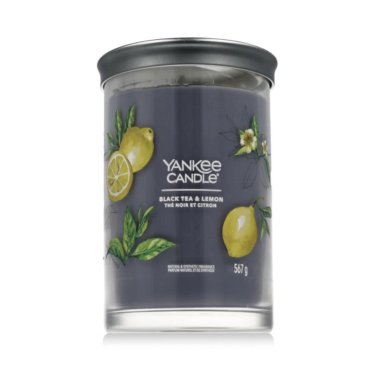 Yankee Candle Signature Black Tea &amp; Lemon Tumbler Vonná svíčka 567 g