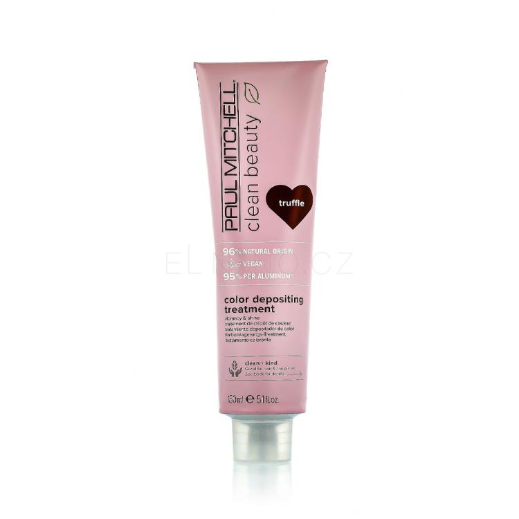 Paul Mitchell Clean Beauty Color Protect Color Depositing Treatment Maska na vlasy pro ženy 150 ml Odstín Truffle