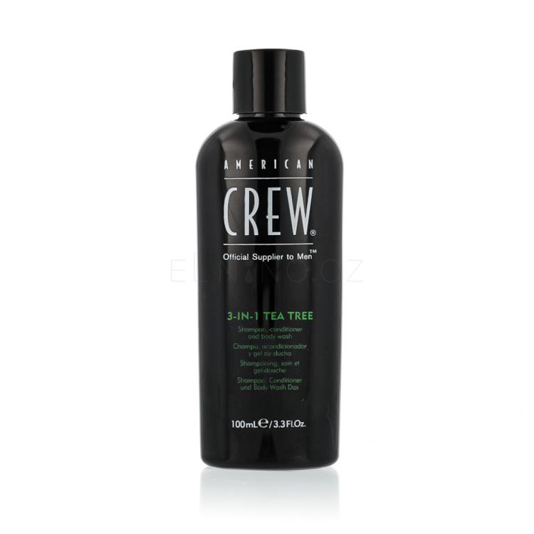 American Crew 3-IN-1 Tea Tree Šampon pro muže 100 ml