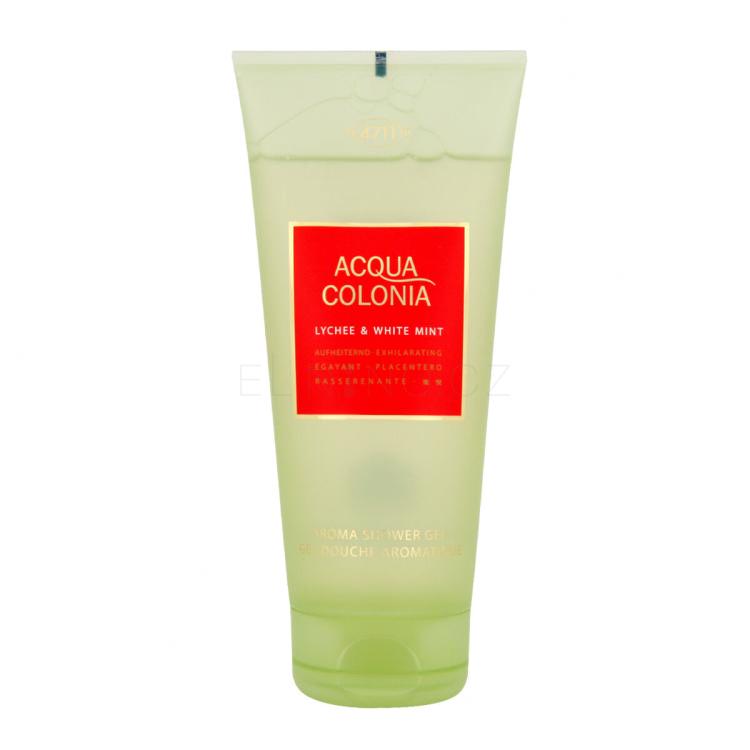 4711 Acqua Colonia Lychee &amp; White Mint Sprchový gel 200 ml