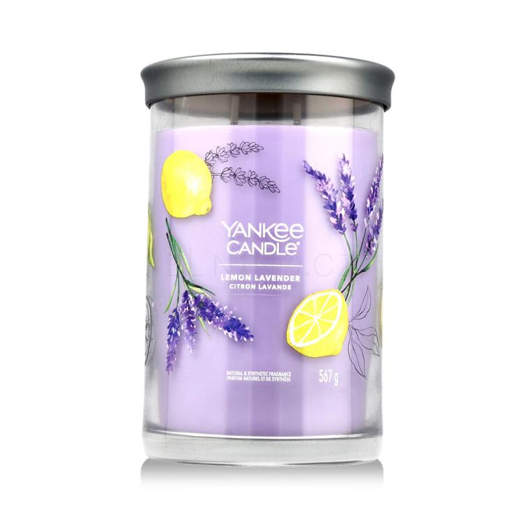 Yankee Candle Signature Lemon Lavender Tumbler Vonná svíčka 567 g