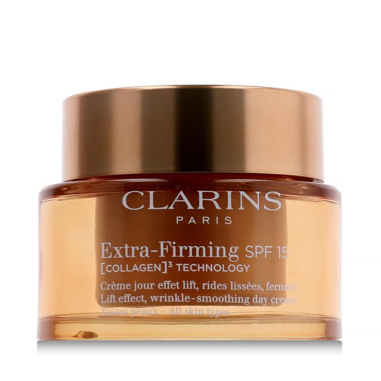 Clarins Extra-Firming Day Cream All Skin Types, SPF15 Denní pleťový krém pro ženy 50 ml