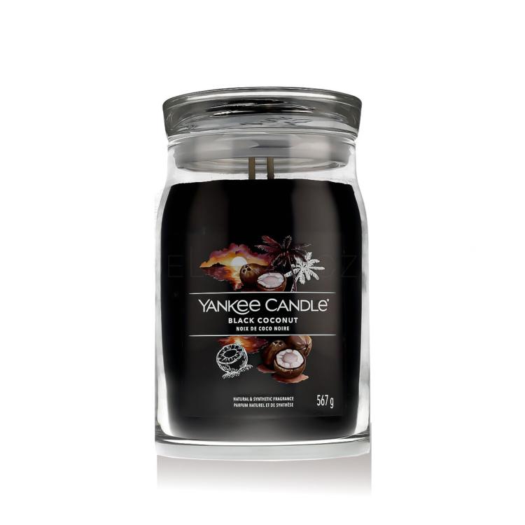 Yankee Candle Signature Black Coconut Vonná svíčka 567 g