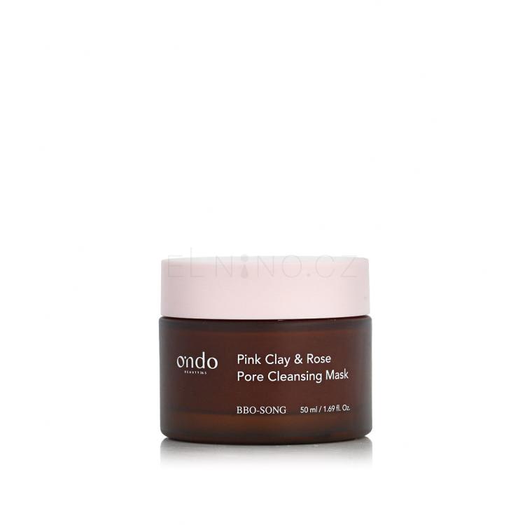 Ondo Beauty 36.5 BBO-SONG Pink Clay &amp; Rose Pore Cleansing Mask Pleťová maska 50 ml