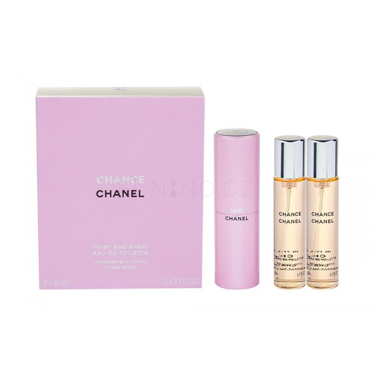 Chanel Chance Toaletní voda pro ženy Twist and Spray 3x20 ml