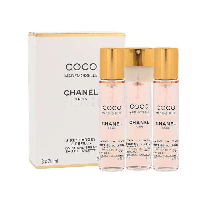 Chanel Coco Mademoiselle Toaletní voda pro ženy Náplň 3x20 ml