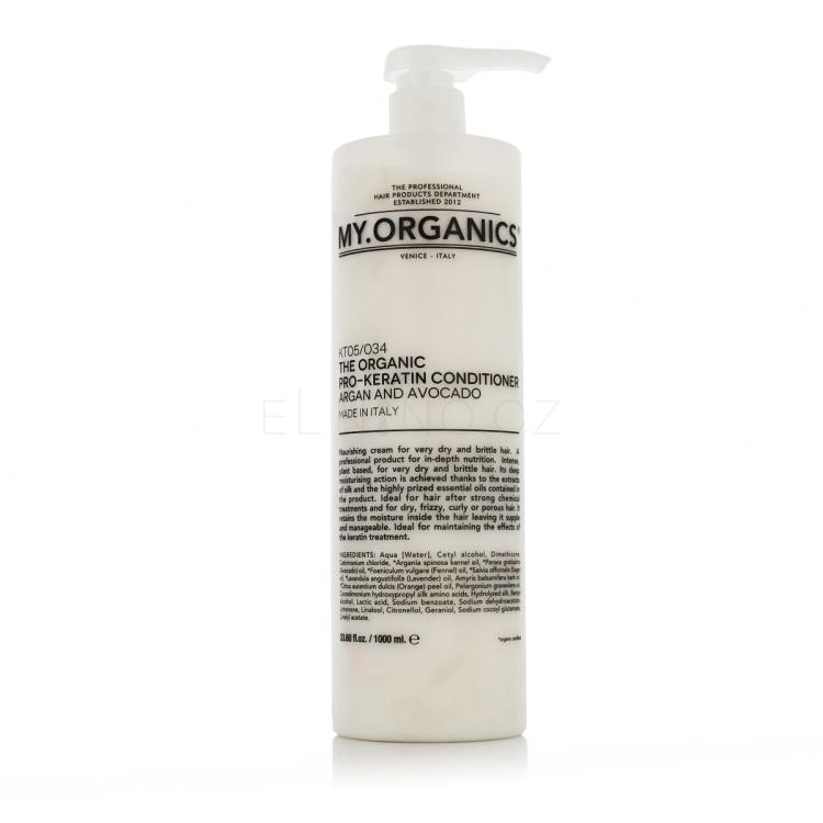 MY.ORGANICS The Organic Pro-Keratin Conditioner Kondicionér 1000 ml