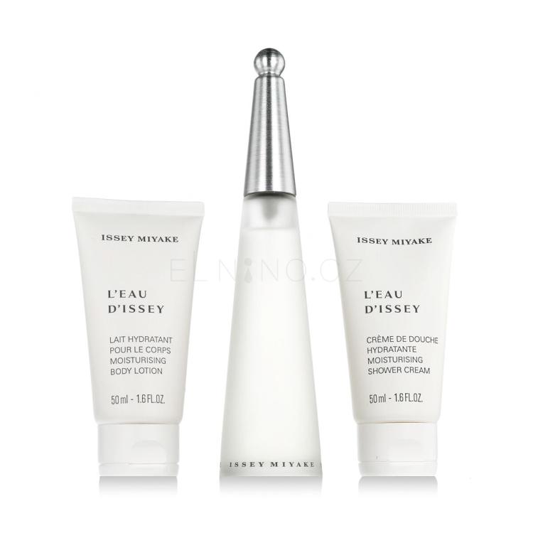 Issey Miyake L&#039;Eau D&#039;Issey Dárková kazeta toaletní voda 50 ml + sprchový gel 50 ml + tělové mléko 50 ml