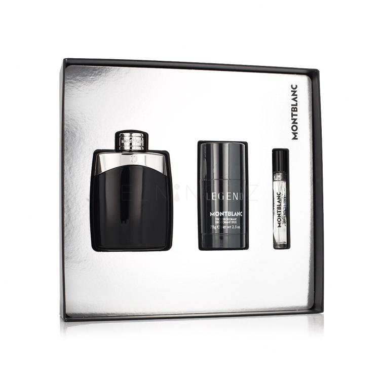 Montblanc Legend Dárková kazeta toaletní voda 100 ml + toaletní voda 7,5 ml + deostick 75 g