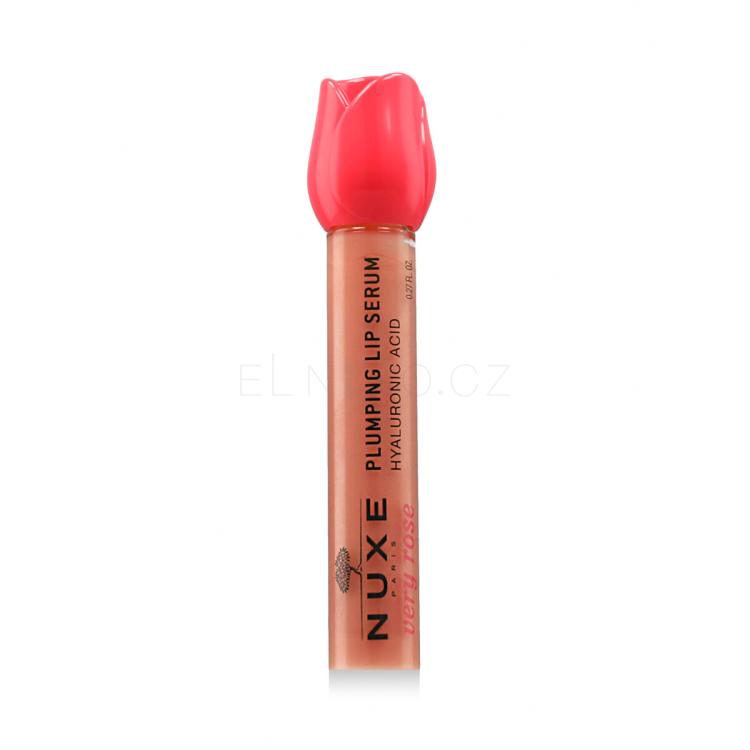 NUXE Very Rose Plumping Lip Serum Lesk na rty pro ženy 8 ml