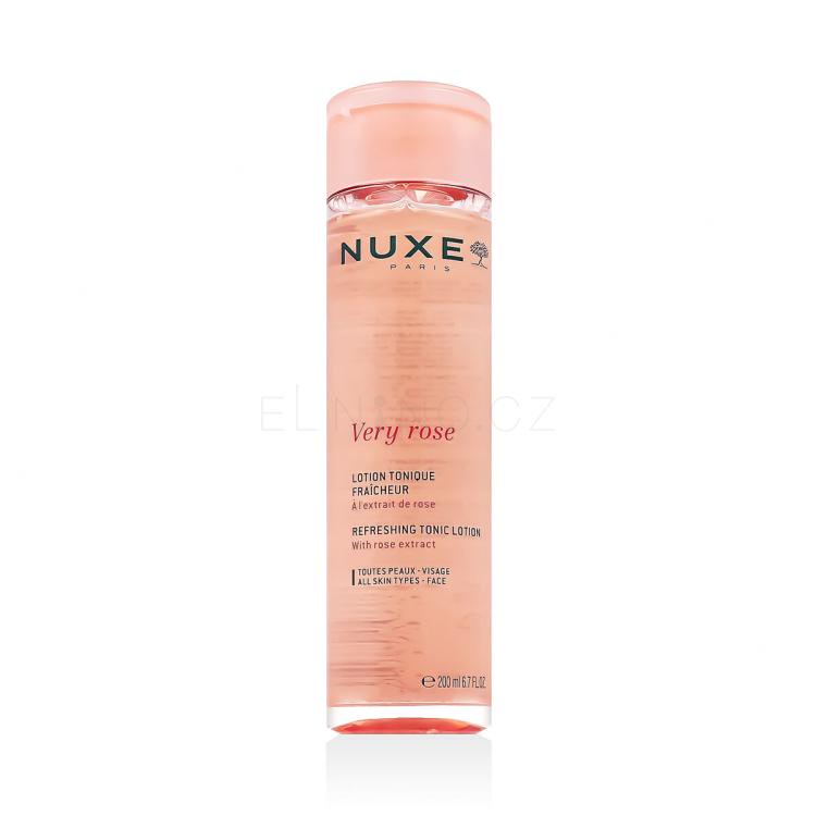 NUXE Very Rose Refreshing Tonic Lotion Čisticí voda pro ženy 200 ml