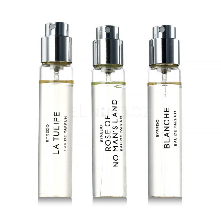 BYREDO La Sélection Florale Dárková kazeta parfémovaná voda Blanche 12 ml + parfémovaná voda La Tulipe 12 ml + parfémovaná voda Rose of No Man's Land 12 ml