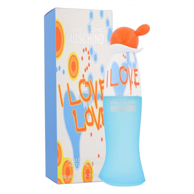 Moschino Cheap And Chic I Love Love Toaletní voda pro ženy 50 ml