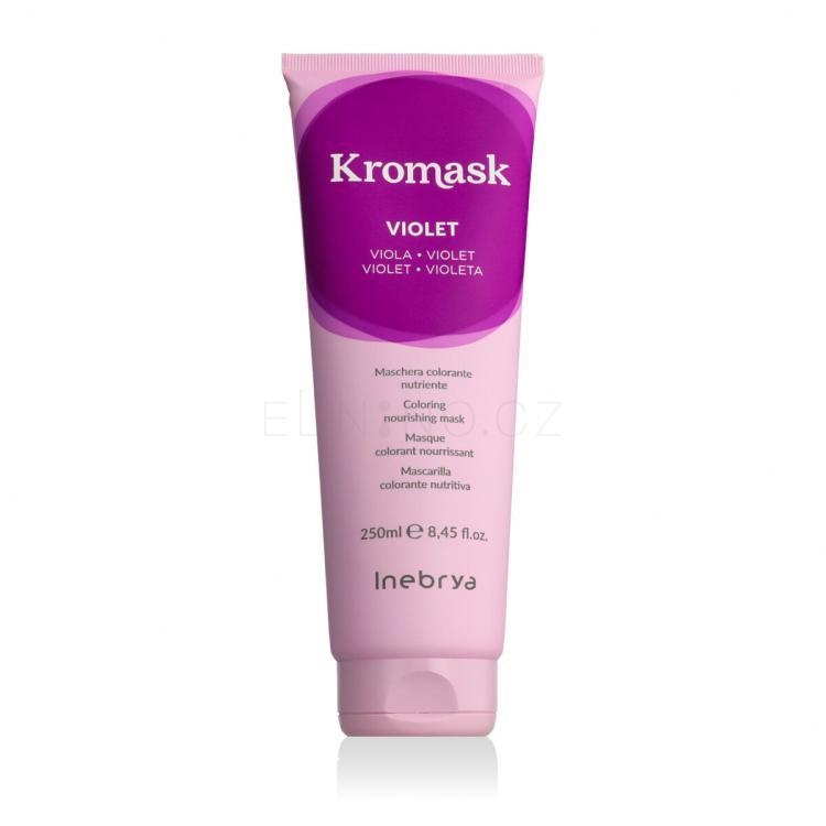 Inebrya Kromask Coloring Nourishing Mask Barva na vlasy 250 ml Odstín Violet