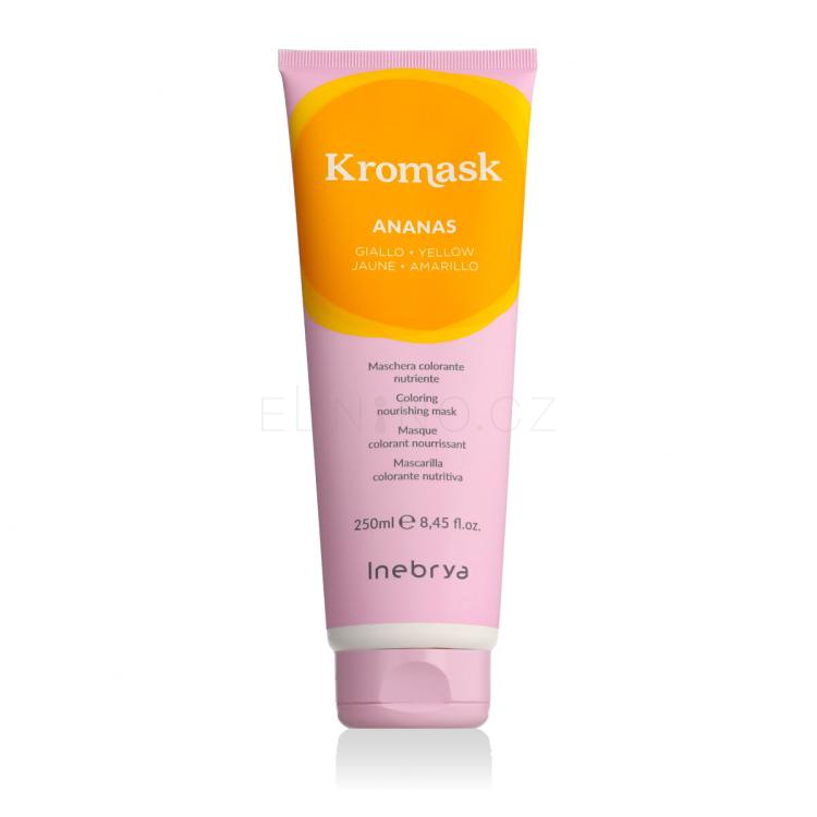 Inebrya Kromask Coloring Nourishing Mask Barva na vlasy 250 ml Odstín Ananas