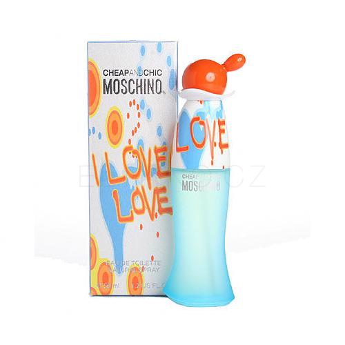 Moschino Cheap And Chic I Love Love Toaletní voda pro ženy 100 ml poškozená krabička