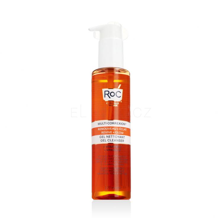 RoC Multi Correxion Revive &amp; Glow Gel Cleanser + Vitamin C Čisticí gel pro ženy 177 ml