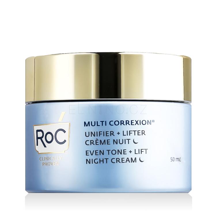 RoC Multi Correxion Even Tone + Lift Night Cream Noční pleťový krém pro ženy 50 ml