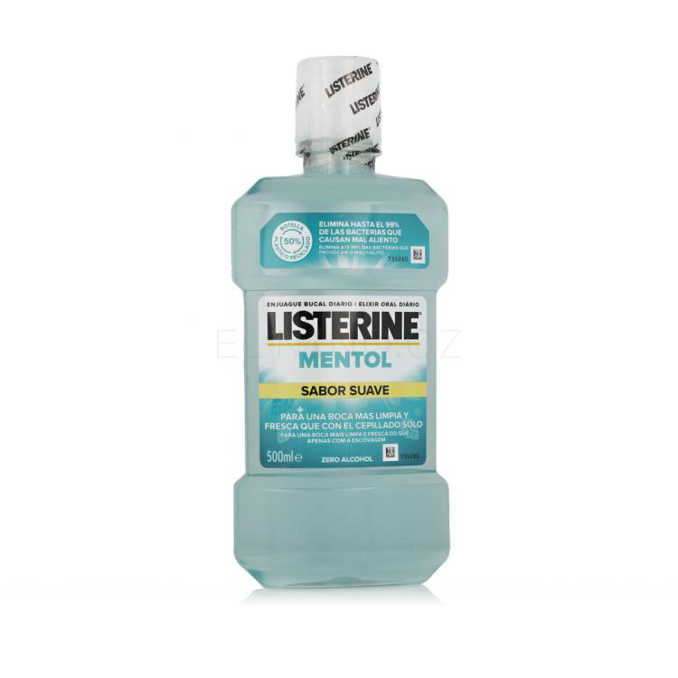 Listerine Mentol Mouthwash Ústní voda 500 ml