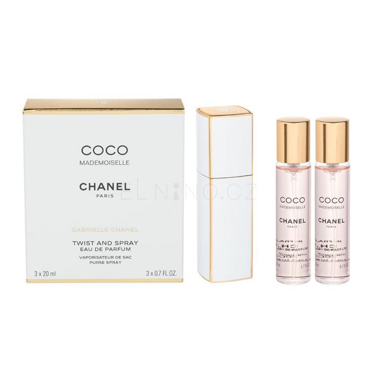 Chanel Coco Mademoiselle Parfémovaná voda pro ženy Twist and Spray 3x20 ml