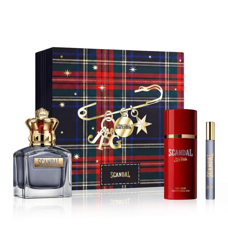 Jean Paul Gaultier Scandal Dárková kazeta toaletní voda 100 ml + deodorant 150 ml + toaletní voda 10 ml