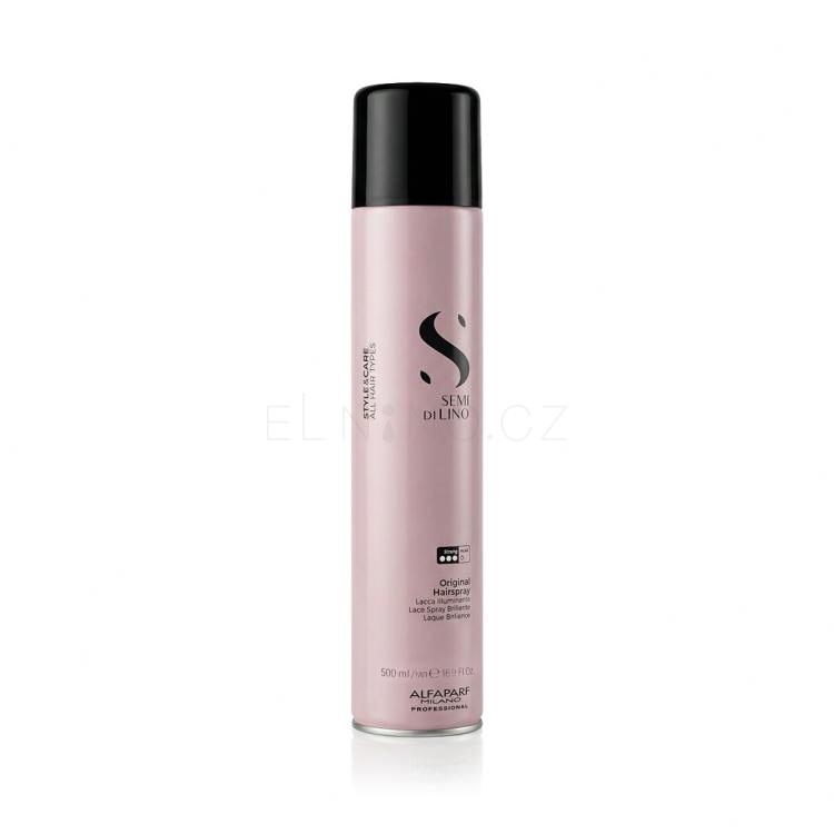 ALFAPARF MILANO Semi Di Lino Style &amp; Care Original Hairspray Lak na vlasy pro ženy 500 ml