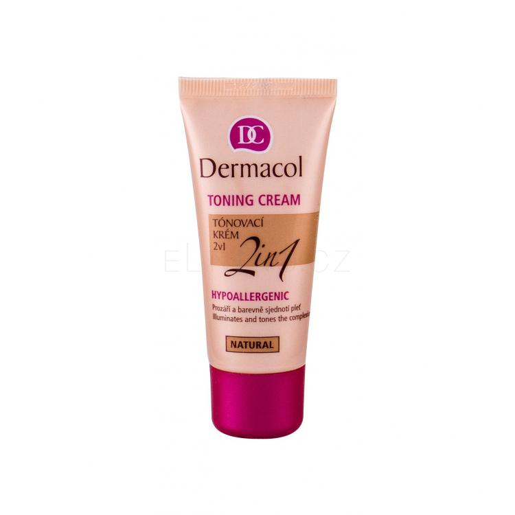 Dermacol Toning Cream 2in1 BB krém pro ženy 30 ml Odstín Natural
