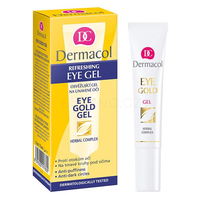 Dermacol Eye Gold Oční gel pro ženy 15 ml