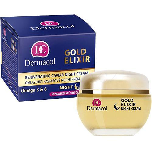 Dermacol Gold Elixir Noční pleťový krém pro ženy 50 ml