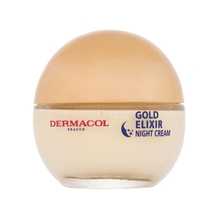 Dermacol Gold Elixir Noční pleťový krém pro ženy 50 ml
